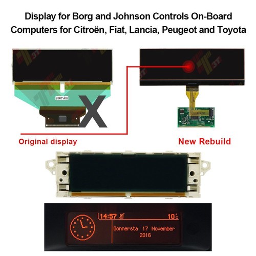 Display für die - , bordcomputer