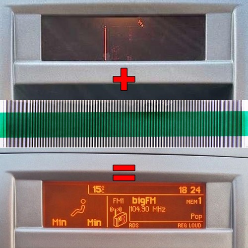 Multi info display anzeige - multi,